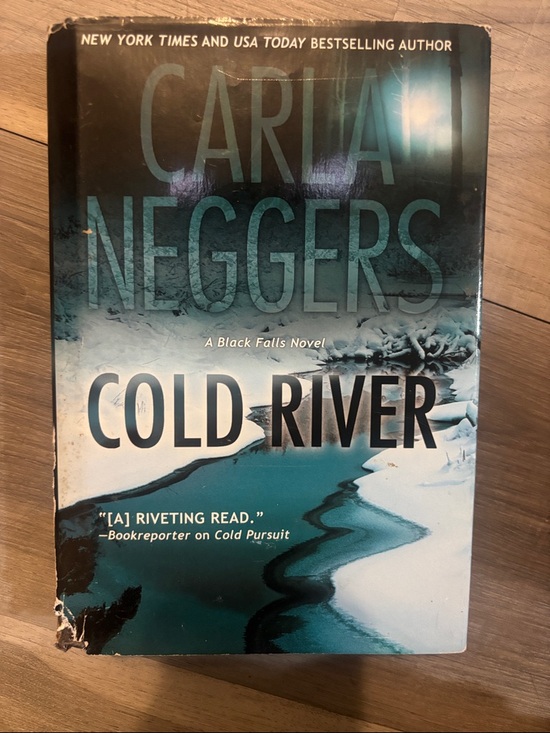 Other - Carla Neggers "Cold River" Paperback Book - Teal/White/Black